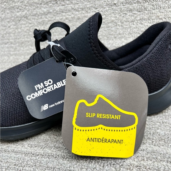 New Balance Unisex Work Shoes Dyna Soft Nergize V3 Black B Width Slip Resistant - Picture 6 of 8